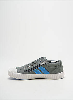Baskets bout rond bout rond vert PALLADIUM garçon