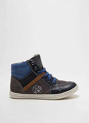 Baskets bout rond bout rond bleu MOD8 garçon
