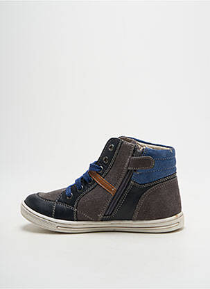 Baskets bout rond bout rond bleu MOD8 garçon