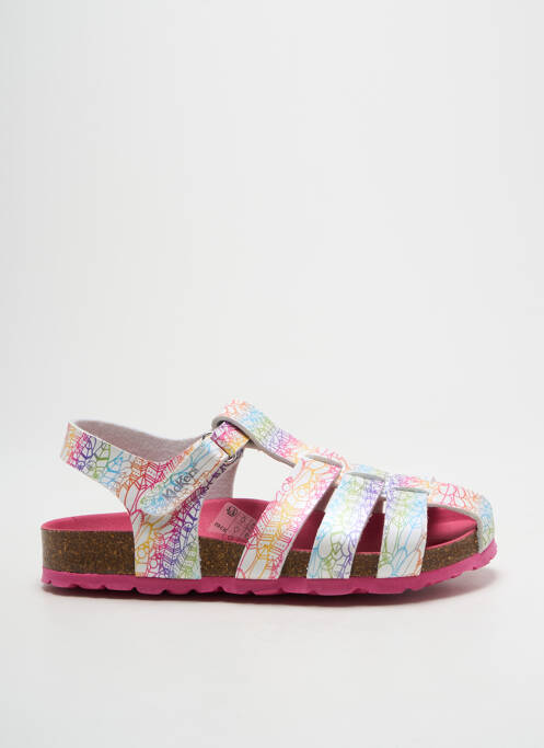 Sandales/Nu pieds rose KICKERS fille