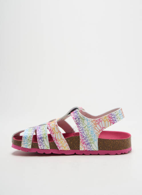 Sandales/Nu pieds rose KICKERS fille