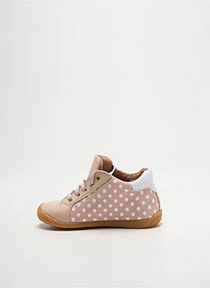 Bottillons fermeture lacets bout rond rose FRANCO ROMAGNOLI fille