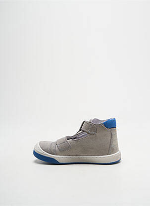 Baskets semelle amovible bout rond gris BELLAMY garçon