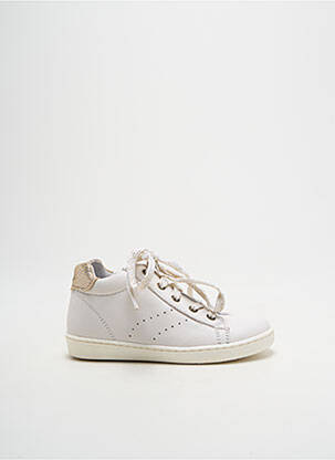 Baskets impression bout rond or PALLADIUM fille