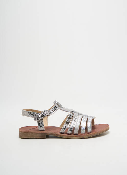 Sandales/Nu pieds argent GBB fille