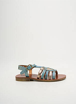 Sandales/nu pieds impression chiquet bleu GBB fille