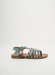 Sandales/nu pieds impression chiquet bleu GBB fille
