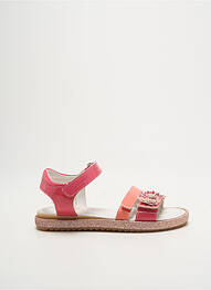 Sandales/nu pieds matière lisse bout ouvert rose PRIMIGI fille