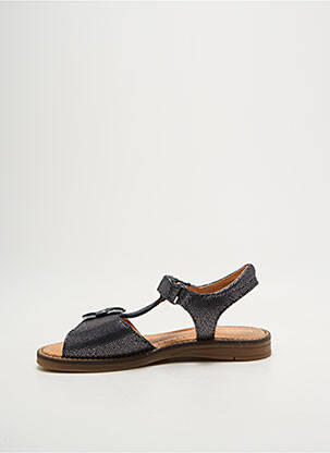 Sandales/nu pieds tissage satiné bout ouvert argent BABYBOTTE fille