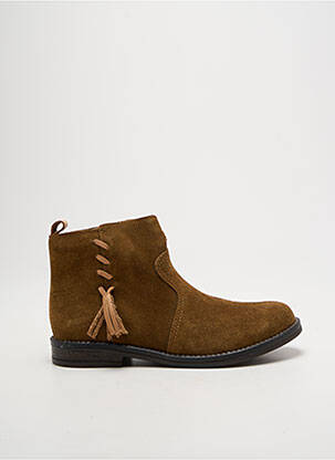Bottines/boots fermeture zippée talon bas marron BABYBOTTE enfant