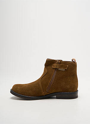 Bottines/boots fermeture zippée talon bas marron BABYBOTTE enfant