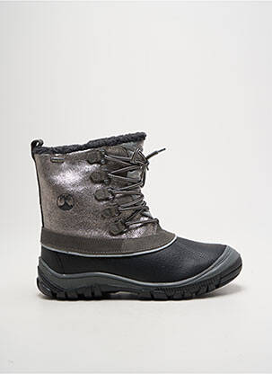 Bottes fermeture zip et lacets bout rond argent PRIMIGI fille