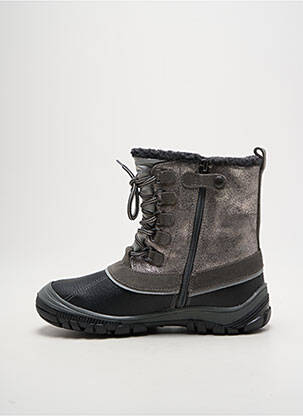 Bottes fermeture zip et lacets bout rond argent PRIMIGI fille