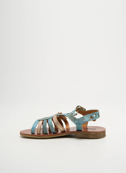 Sandales/nu pieds impression chiquet bleu GBB fille