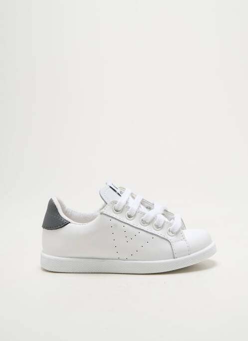 Baskets bout rond bout rond blanc VICTORIA garcon