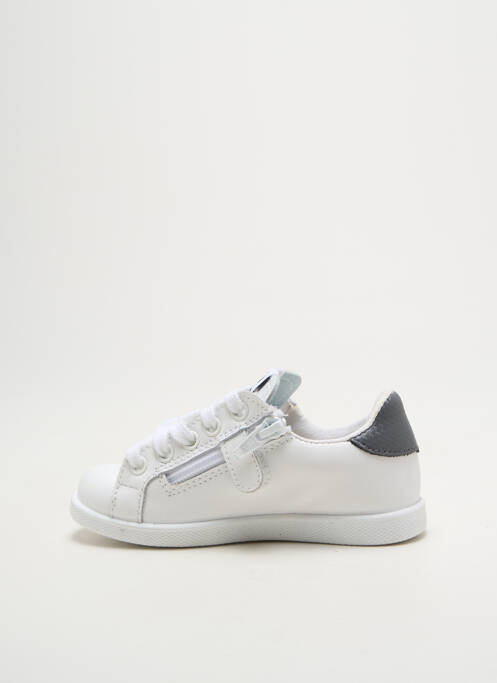 Baskets bout rond bout rond blanc VICTORIA garcon