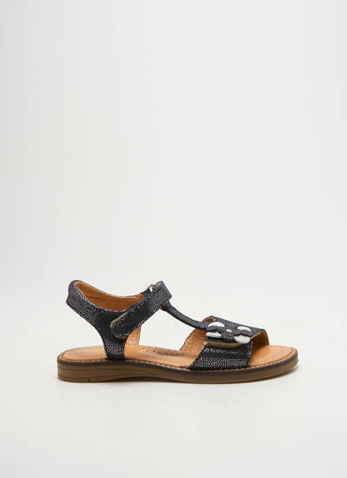 Sandales/nu pieds tissage satiné bout ouvert argent BABYBOTTE fille