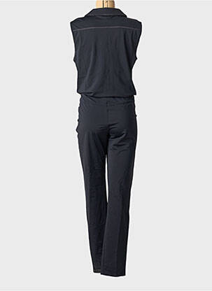 Combi-pantalon fermeture boutonnée sur le devant sans manche noir HTB femme