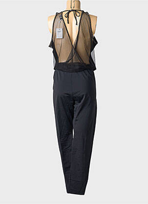Combi-pantalon sans manche sans manche noir HBT femme