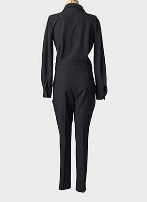 Combi-pantalon poches manches longues noir MORGAN femme