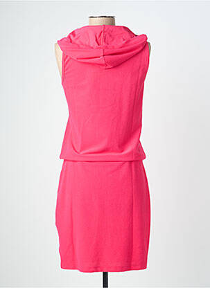 Robe mi-longue sans manche sans manche rose HBT femme