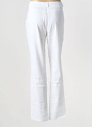 Pantalon droit tissage crêpe taille normale blanc ORIGINALS BY SCAPA femme