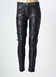 Pantalon chino taille basse taille basse noir HBT femme
