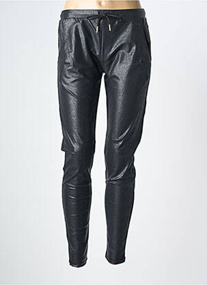 Jogging slim taille normale noir HBT femme