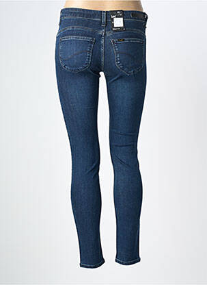 Jeans skinny stretch taille basse bleu HBT femme