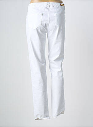 Jeans coupe droite stretch taille normale blanc BEST MOUNTAIN femme