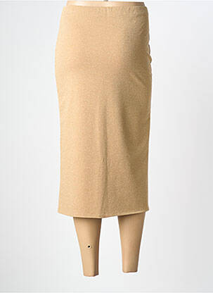 Jupe mi-longue stretch or IMPERIAL femme