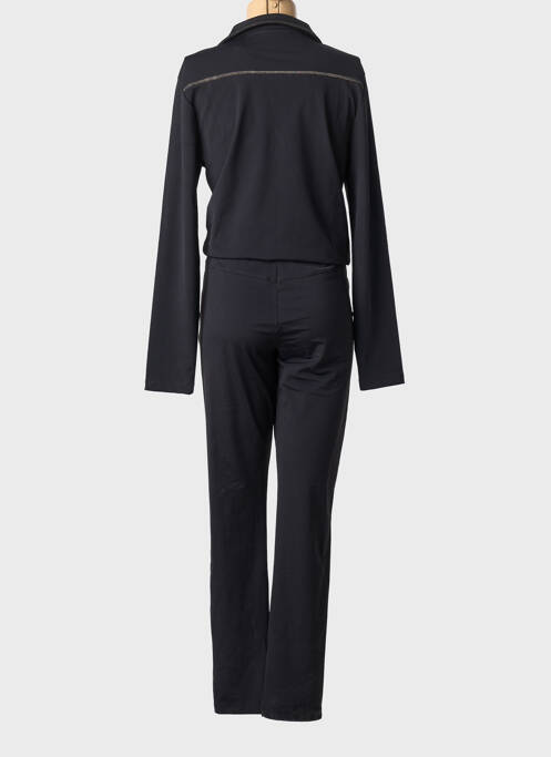 Combi-pantalon poches manches longues noir HBT femme