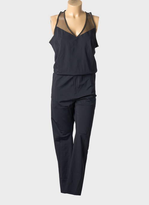 Combi-pantalon coupe cintrée sans manche noir HBT femme