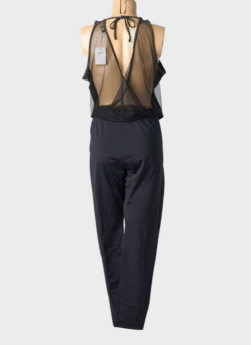 Combi-pantalon coupe cintrée sans manche noir HBT femme