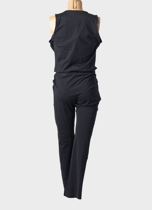 Combi-pantalon poches sans manche noir HBT femme