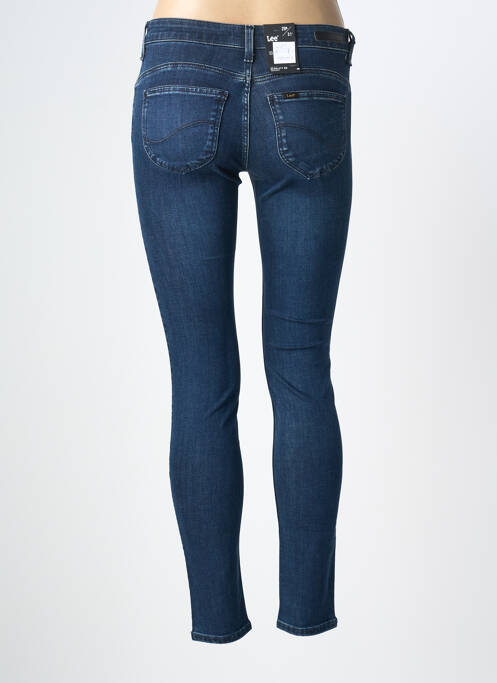 Jeans skinny taille basse taille basse bleu HBT femme