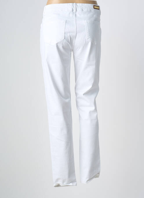 Jeans coupe droite stretch taille normale blanc BEST MOUNTAIN femme