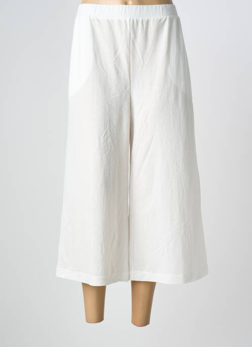 Pantacourt taille élastique taille normale beige NINATI femme