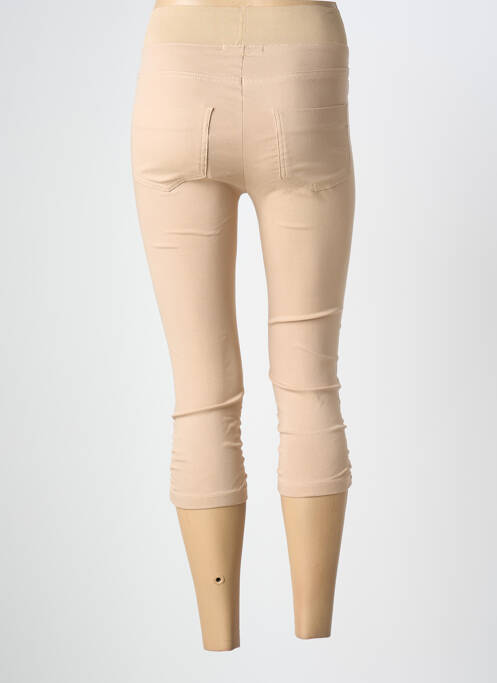 Jegging tissage popeline taille normale beige B.YOUNG femme