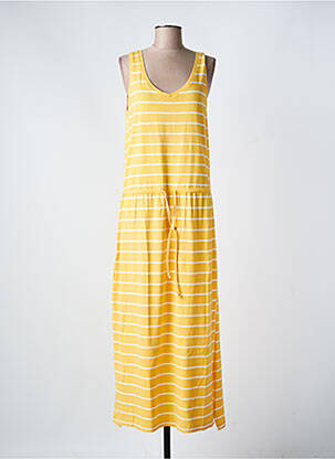 Robe longue sans manche sans manche jaune B.YOUNG femme