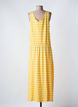 Robe longue sans manche sans manche jaune B.YOUNG femme