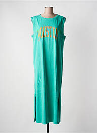 Robe longue sans manche sans manche vert FREEMAN T.PORTER femme