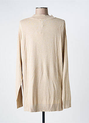 Pull coupe cintrée manches longues beige B.YOUNG femme