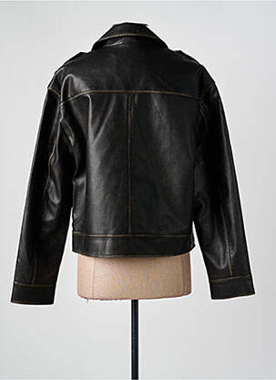 Veste simili cuir poches noir B.YOUNG femme