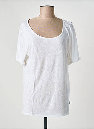 T-shirt stretch manches courtes blanc FREEMAN T.PORTER femme