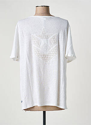 T-shirt stretch manches courtes blanc FREEMAN T.PORTER femme