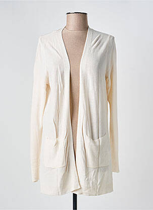 Gilet manches longues beige MORGAN femme