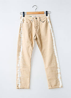 Jeans coupe slim beige PLEASE femme