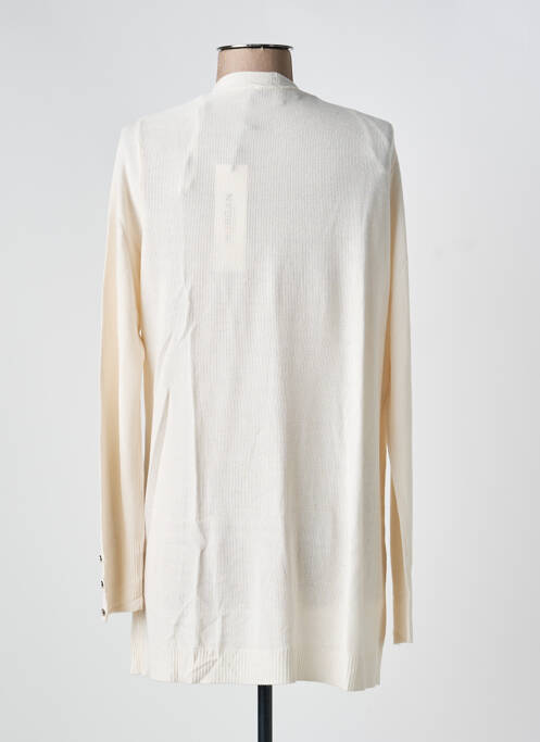 Gilet manches longues beige MORGAN femme