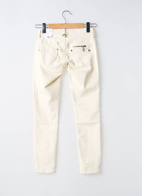 Jeans coupe slim beige FREEMAN T.PORTER femme